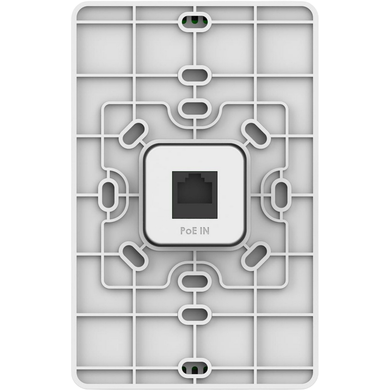 Wi-Fi 6 In-Wall Dual Band Access Point Grandstream "GWN7661" 1,77Gbps, OFDMA, 1xGbE IN, 3xGbE OUT (2xPoE), PoE+, Controller