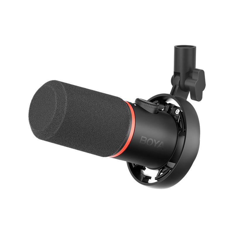Podcast Microphone BOYA CastMic S60B, Black