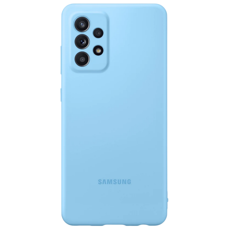 Original Sam. silicone cover Galaxy A52, Blue