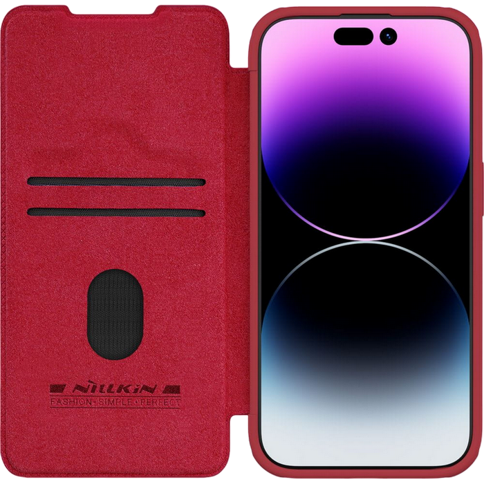 Nillkin Apple iPhone 15 Pro, Qin Pro Red