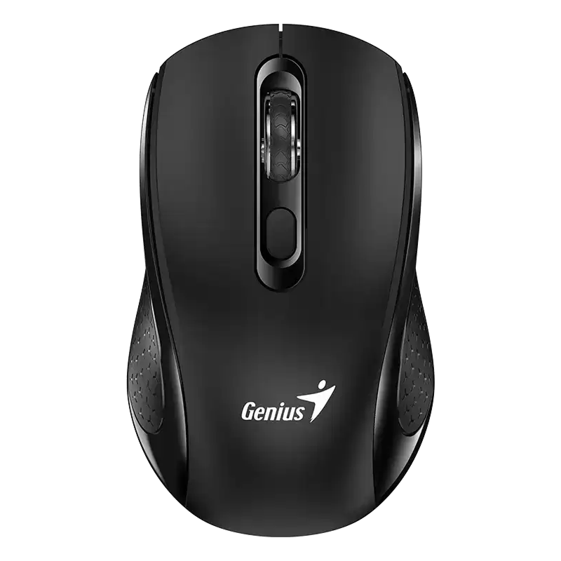 Wireless Mouse Genius NX-8025S, 1600 dpi, 4 buttons, Ergonomic, 58g, Silent, BlueEye, 1xAA, 2.4Ghz, Black