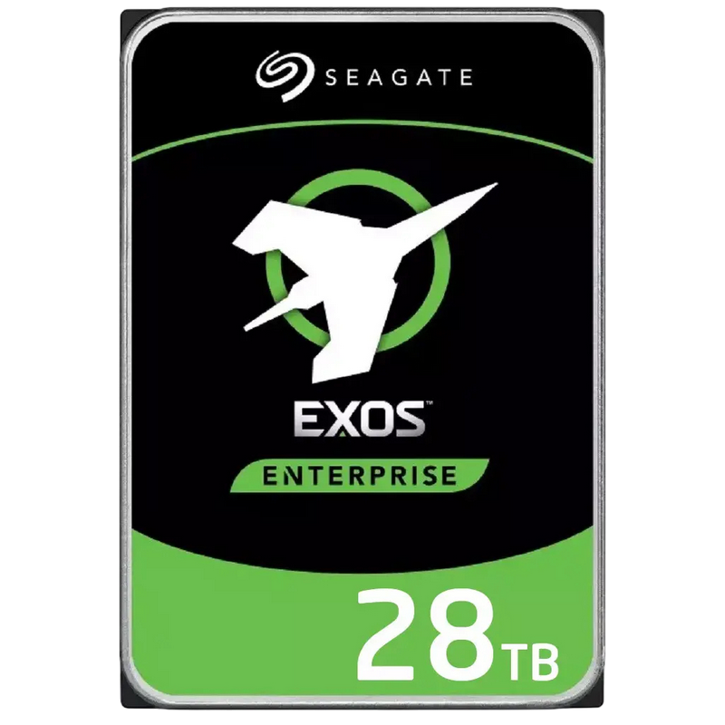 3.5" HDD 28.0TB-SATA- 512MB Seagate Exos (ST28000NM000C-FR), Recertified, Enterprise, CMR, 7200rpm, 2.5M (MTBF)