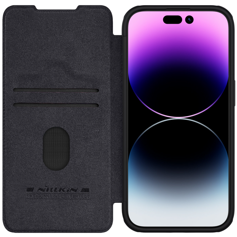 Nillkin Apple iPhone 15 Pro Max, Qin Pro Black