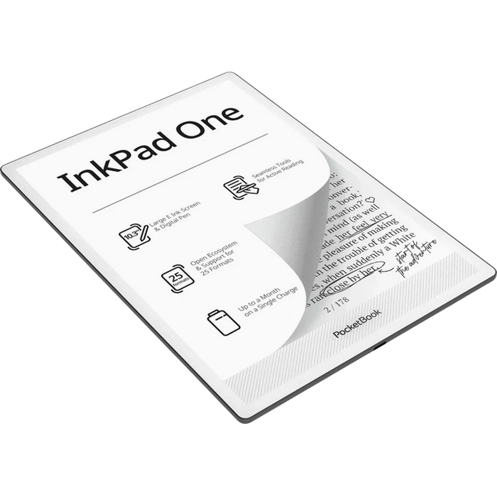 PocketBook 1030 InkPad One, 10.3" E-InkCarta, Matte Black