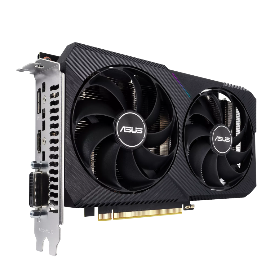 VGA ASUS RTX3050 8GB GDDR6 Dual OC (DUAL-RTX3050-O8G-V2)