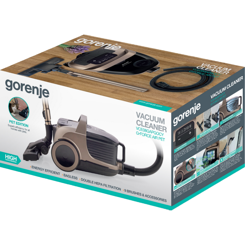 Vacuum Cleaner Gorenje VCE08GAPGOCY