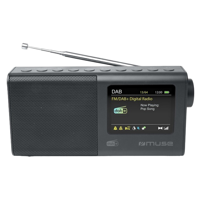 MUSE M-117 DB, Tuner DAB+, FM, LCD, Black