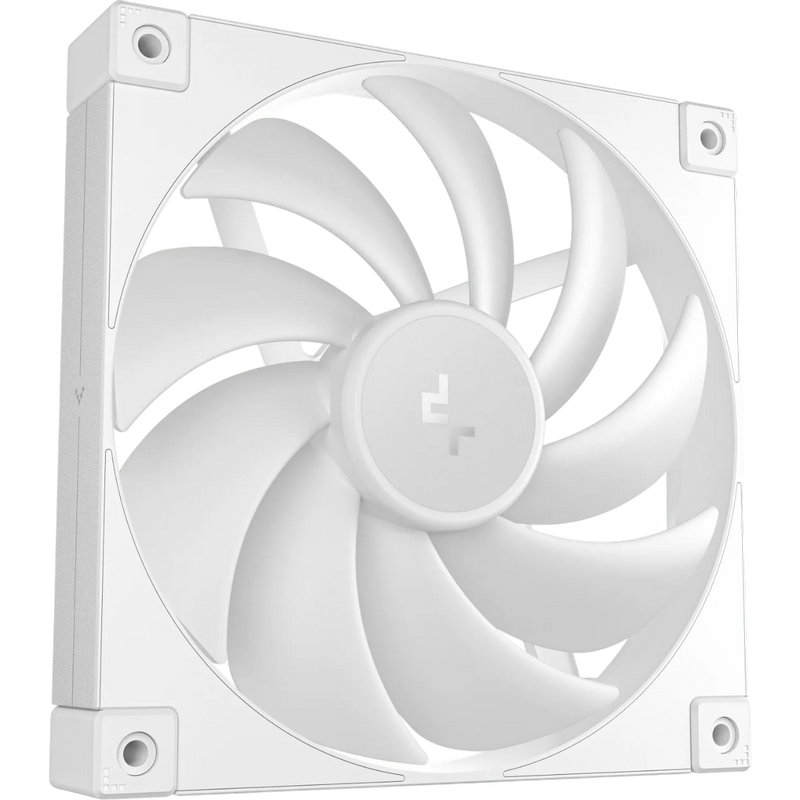 PC Case Fan Deepcool FD14, 140x140x25mm, ≤25.6 dB, 84,8CFM, 400-1650RPM, PWM, Hydro Bearing, 4pin, White