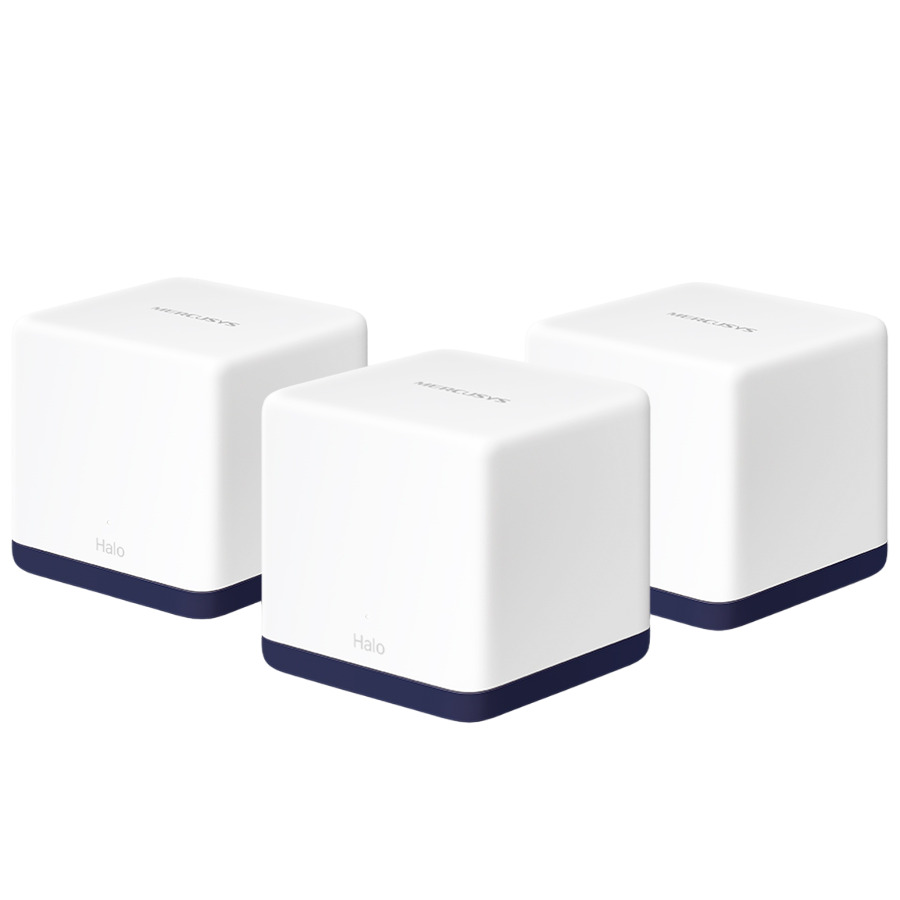 Whole-Home Mesh Dual Band Wi-Fi AC System MERCUSYS, "Halo H50G(3-pack)", 1900Mbps,MU-MIMO,Gbit Ports