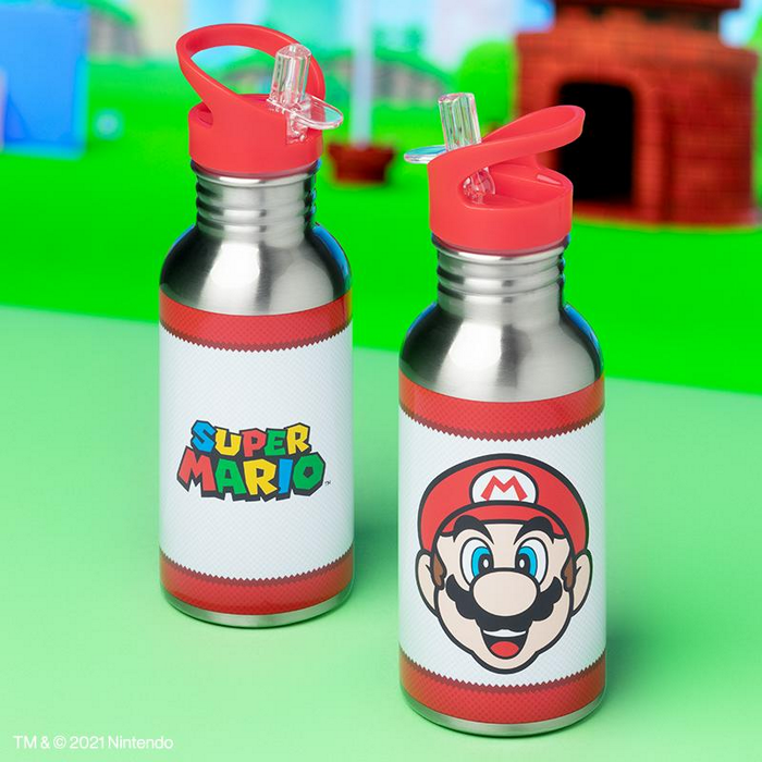 Sticla Paladone Super Mario Metal Water Bottle PP8022NN