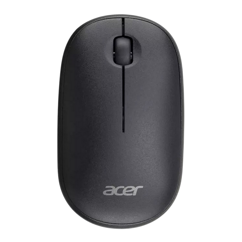 Wireless Mouse Acer AMR100, 1600 dpi, 3 buttons, 60g, Silent, 1xAAA, 2.4Ghz, Black