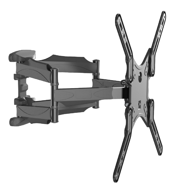 Wall Mount Gembird "WM-60ST-01" Black 32"-60'', 36kg VESA:up 400x400, Wall dist:42-452mm