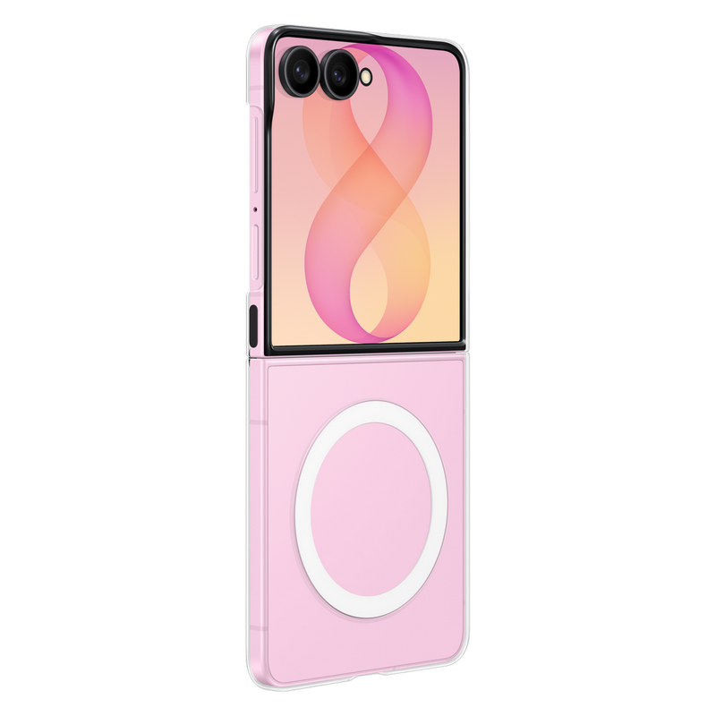 Original Sam. Clear Magnet case Galaxy Flip8, Transparent