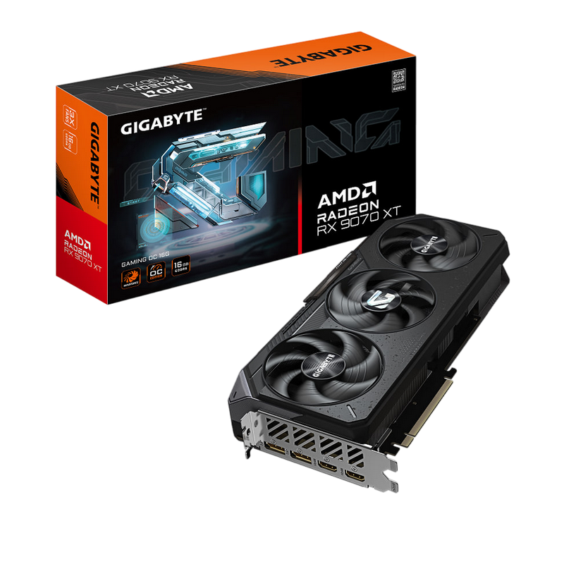 VGA Gigabyte Radeon RX 9070 XT 16GB GDDR6 Gaming OC (GV-R9070XTGAMING OC-16GD)