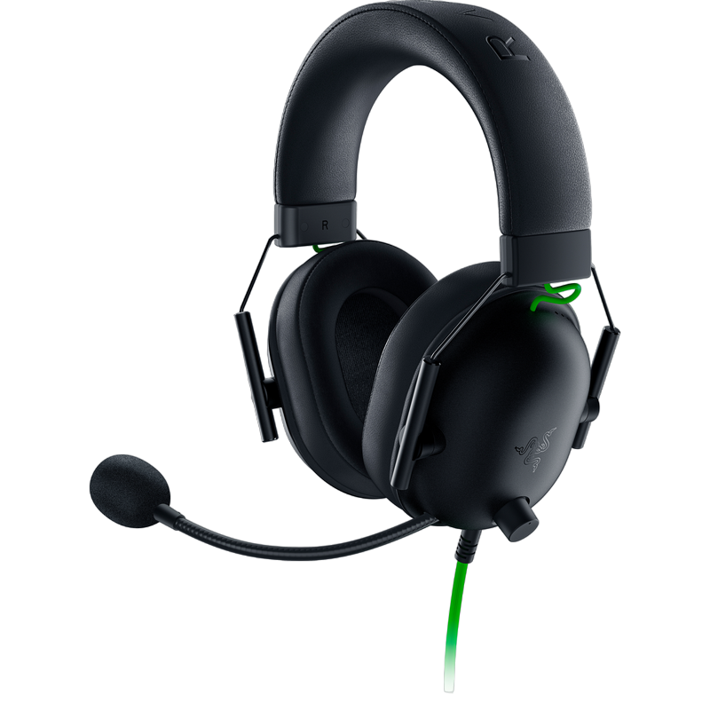 Gaming Headset Razer BlackShark V2 X, 50mm drivers, 20-20kHz, 32 Ohm, 98db, 240g, Noise-Cancelling Mic, PNC, 7.1, 2m, USB, Black