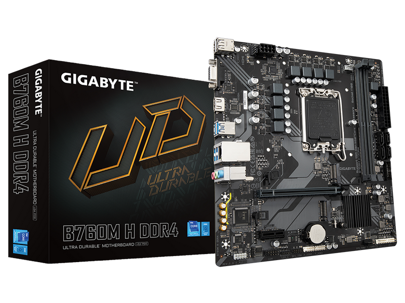 MB S1700 Gigabyte B760M H DDR4 mATX