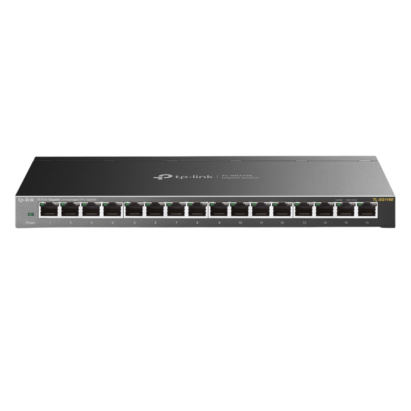 16-Port Gigabit Switch TP-LINK "TL-SG116E" metal case