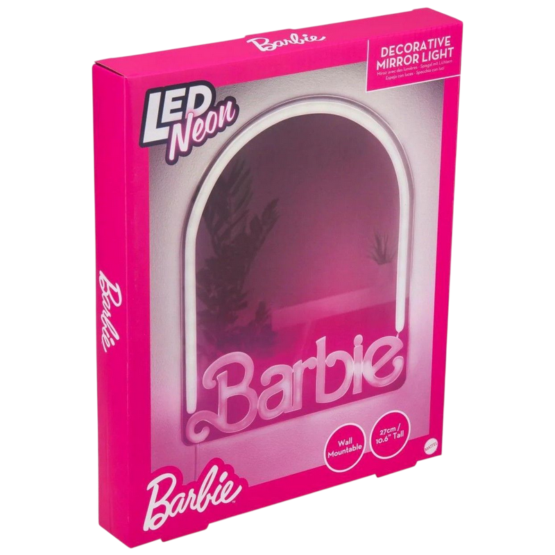 Lampa cu Oglinda Paladone Barbie Wall Mountable LED Neon Mirror PP14619BRVN