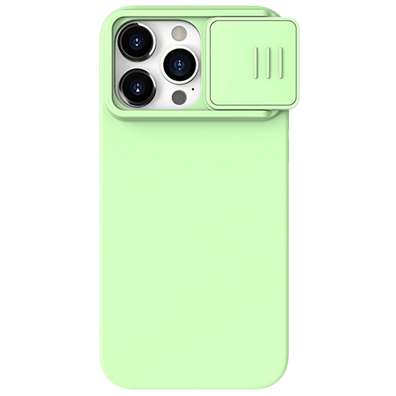 Nillkin Apple iPhone 15 Pro, CamShield Silky Silicone Case, Mint Green