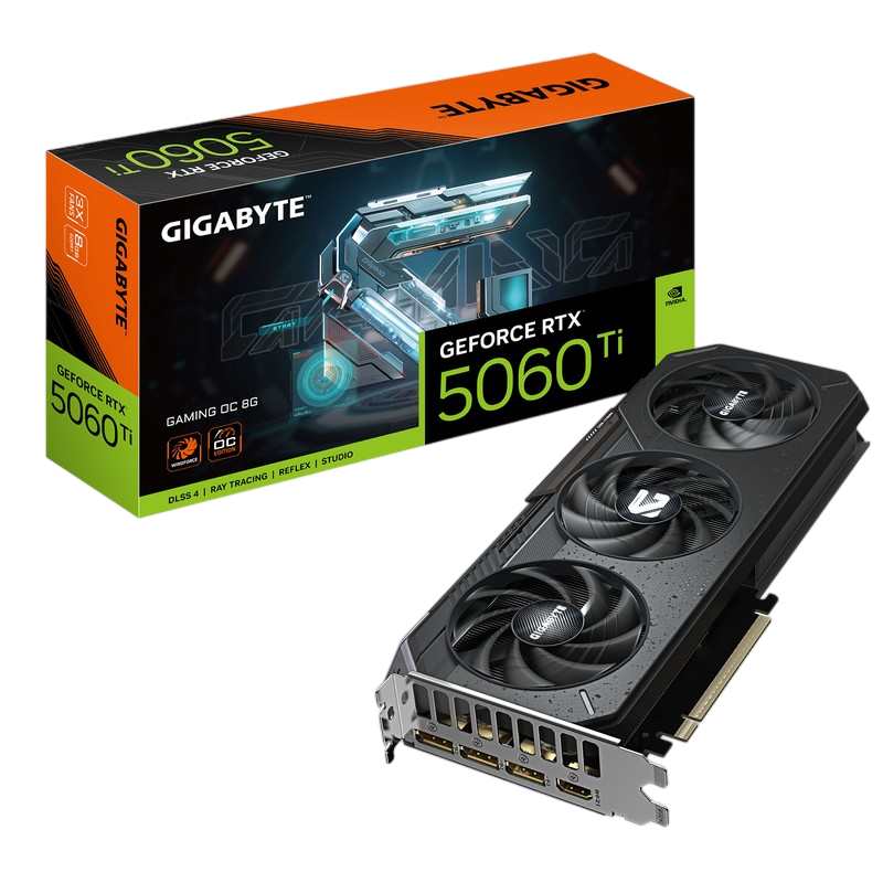 VGA Gigabyte RTX5060Ti 8GB GDDR7 Gaming OC (GV-N506TGAMING OC-8GD)