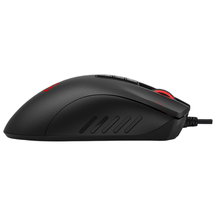 Gaming Mouse Bloody ES5, 100-3200 dpi, 8 buttons, 30IPS, 10G, 86g, Ergonomic, Onboard Memory, Programmable, RGB, 1.8m, USB, Black