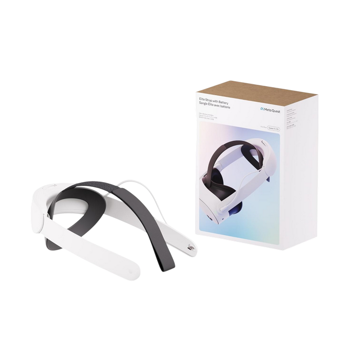 Meta Quest 3 - Elite Strap With Battery (VR), White