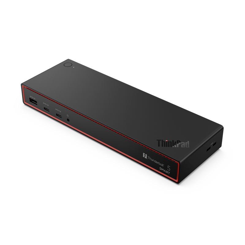 Lenovo ThinkPad TB5 Smart Dock 7500, 2xTBT 5, 3xUSB-A 3.2 Gen 2(10Gbps), 2xUSB-C(10Gbps),2xDP 2.1, 1xHDMI 2.1, LAN 2.5Gbps, Output Power 180W, Power Adapter 265W