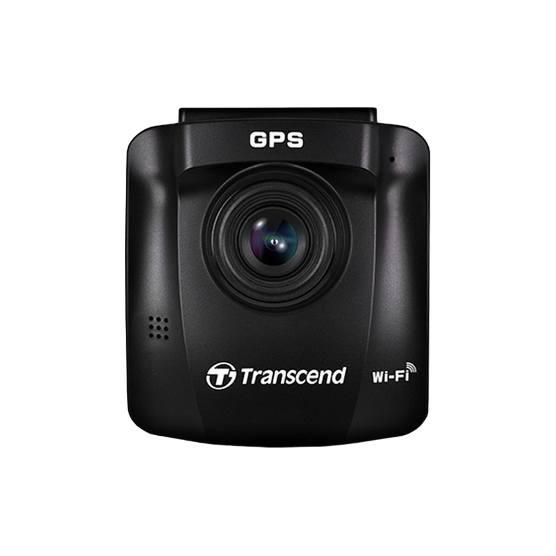 DVR Transcend "DrivePro 250" [64GB microSD, 2K QHD 1440P/60 fps, 140°, F2.0, 2.4" LCD, Wi-Fi, Suction Mount]