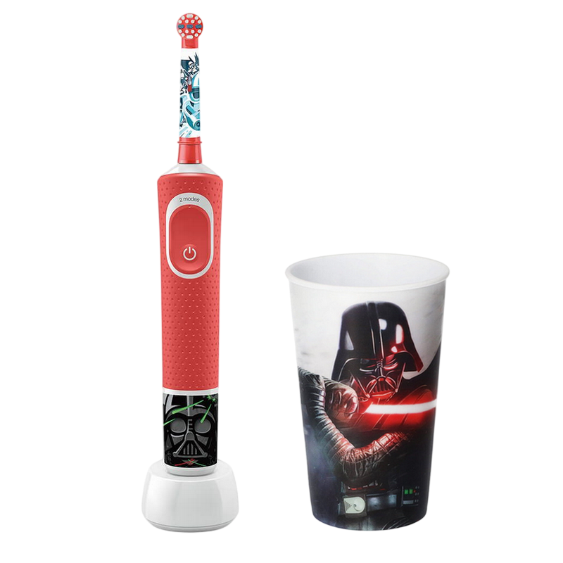 Electric Toothbrush Braun Kids D100 StarWars extra soft + Mug