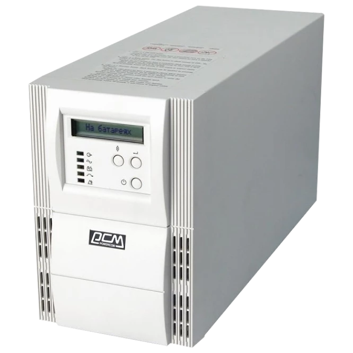UPS PowerCom VGD-1000 1000VA/700W, On-Line, LCD,AVR,RJ45,USB,RS232, SNMP, 2xSchuko, Ext. batt. conn