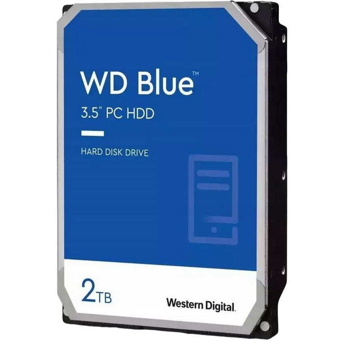 3.5" HDD 2.0TB -SATA- 64MB Western Digital "Blue (WD20EARZ)"