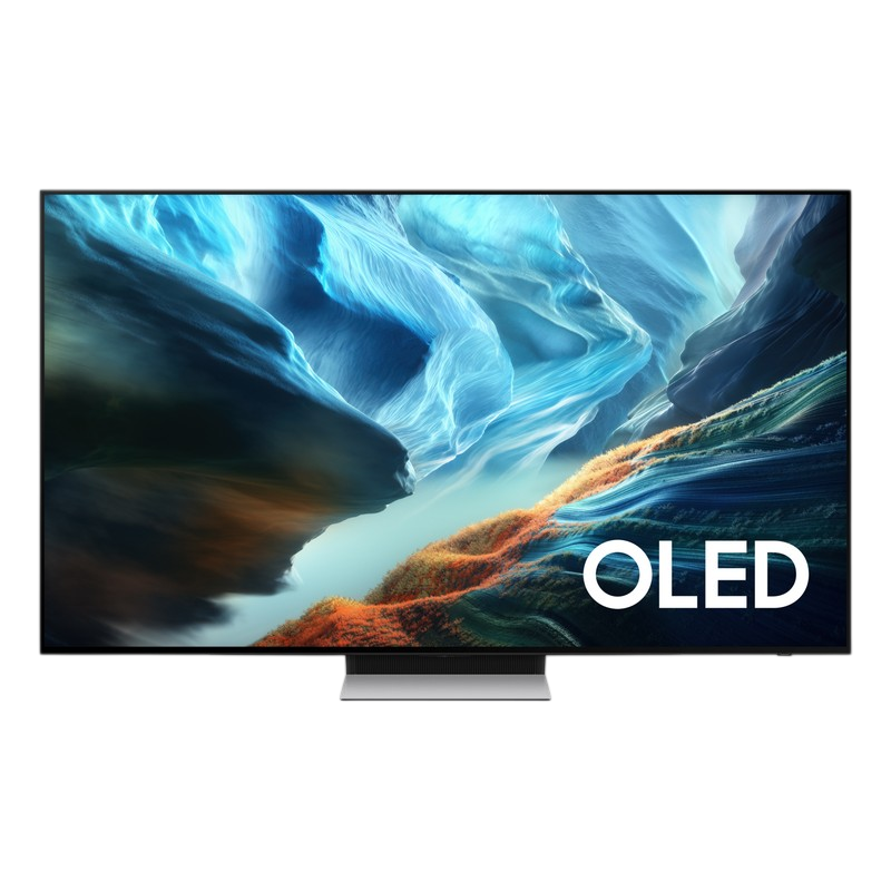 65" OLED SMART TV Samsung QE65S90HAEXUA, QD OLED 4K UHD, Tizen OS, Black
