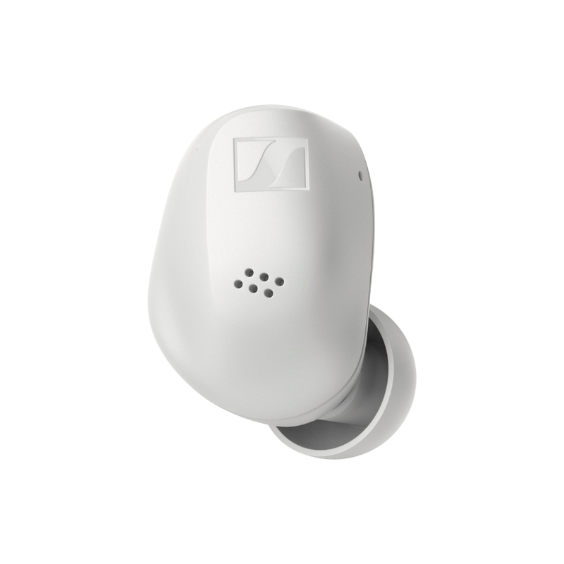 True Wireless Sennheiser Accentum, White, IP54, 8 hours (ANC off)/6 hours (ANC on); Max. battery life charging box: 28 hours