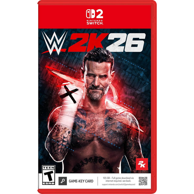 Game for SWITCH 2 WWE 2K26 (Code In Box)