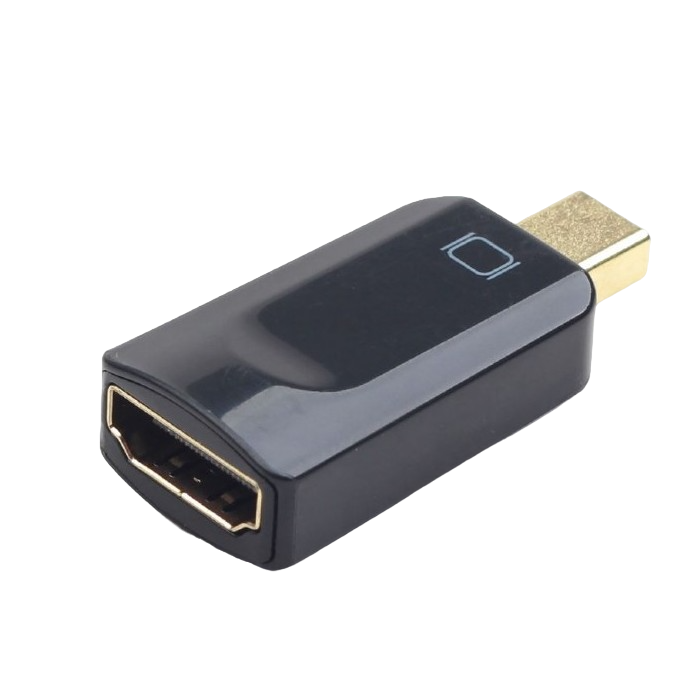 Adapter DP mini M to HDMI F, Black Cablexpert "A-mDPM-HDMIF-01", mini Display port male to HDMI fem