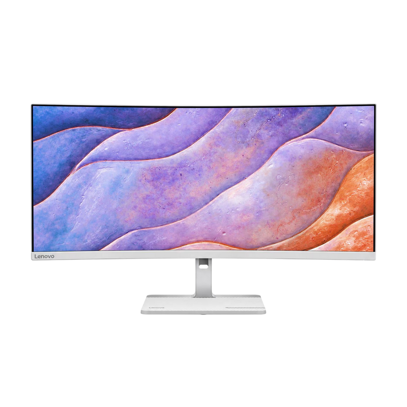 34" LENOVO L34W-4C, White, Curved-VA, 3440x1440, 120Hz, AdaptiveSync, 1msMPRT, 350cd, CR3000:1, HRD10, HDMI+DP