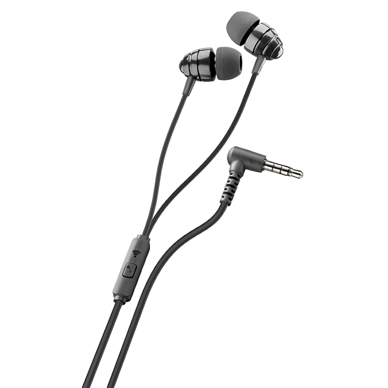 Ploos In-ear earphones with mic Black
