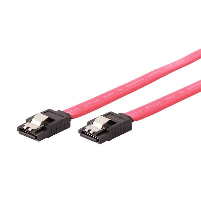 Cable Serial ATA III 10 cm data cable, metal clips, Cablexpert CC-SATAM-DATA-0.1M