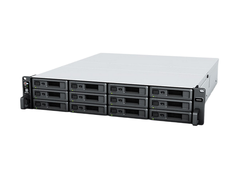 SYNOLOGY "RS2423+",12-bay, 4-core AMD Ryzen 3.35-3.6Ghz, 8Gb*1+1Slot, 1x10GbE, 2x1GbE, PCIe