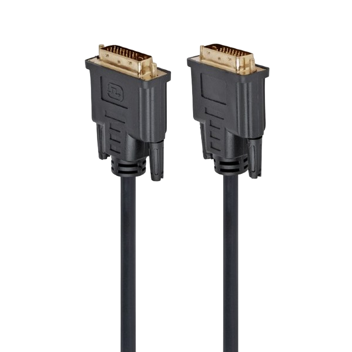 Cable DVI M to DVI M, 4.5m, Cablexpert DVI-D Dual link with ferrite, CC-DVI2-BK-15