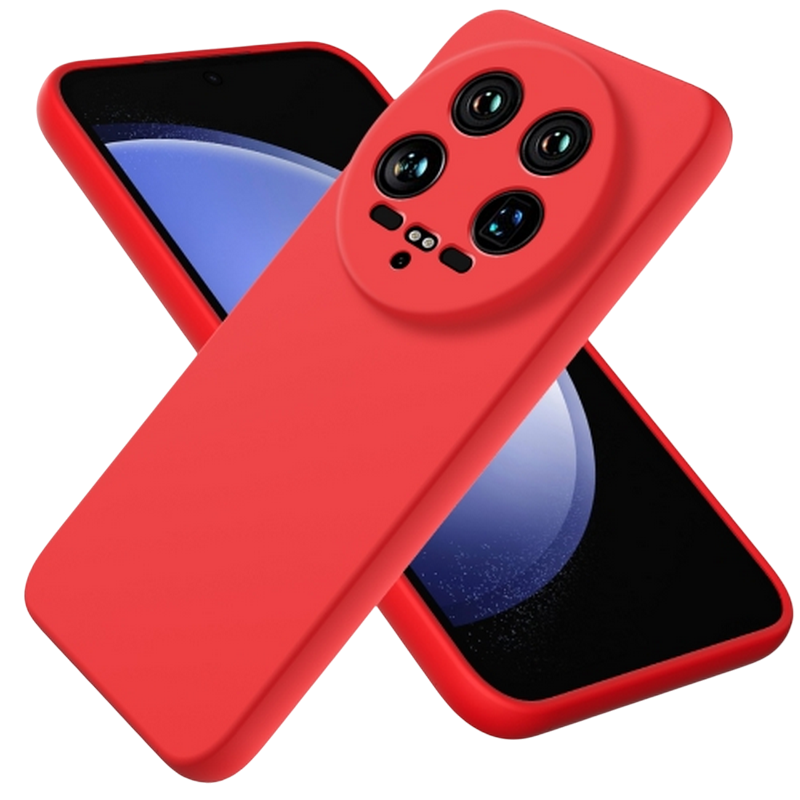 Xcover husa p/u Xiaomi 14 Ultra, Liquid Silicone, Red