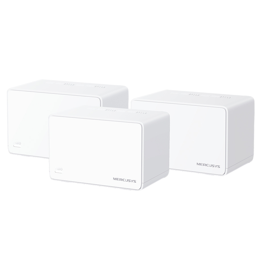 Whole-Home Mesh Dual Band Wi-Fi 6 System MERCUSYS, "Halo H80X(3-pack)", 3000Mbps, MU-MIMO,Gbit Ports