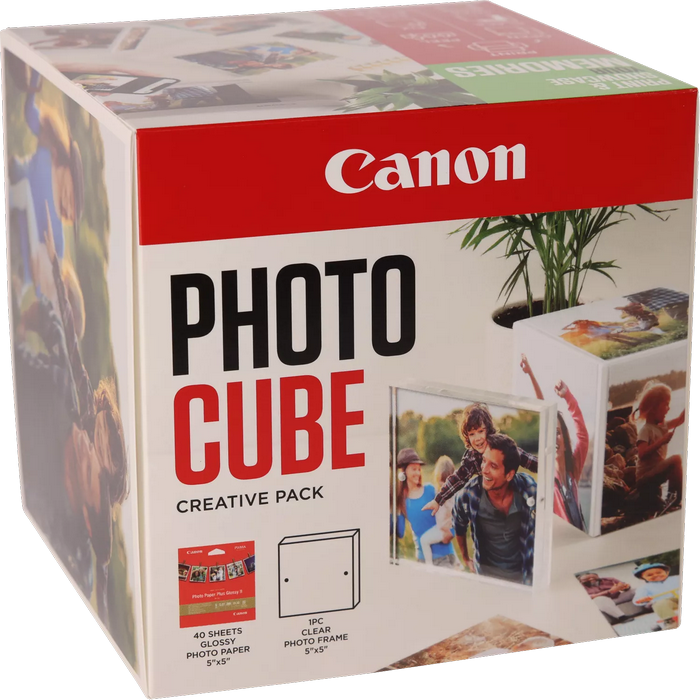 Paper Canon PP-201, 5X5", Photo Cube, CP Wh/Gr