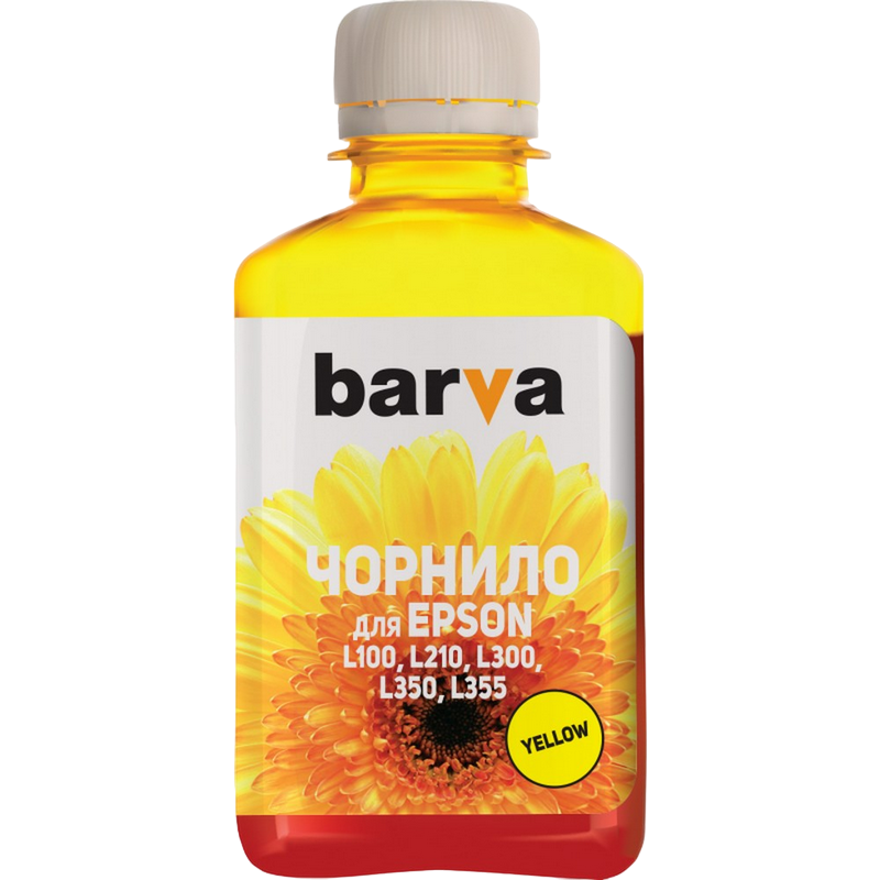 Ink Barva for Epson L100 yellow 180gr compatible