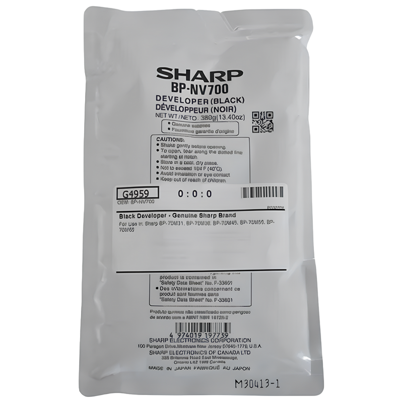 Developer Sharp BP-GV700, Black