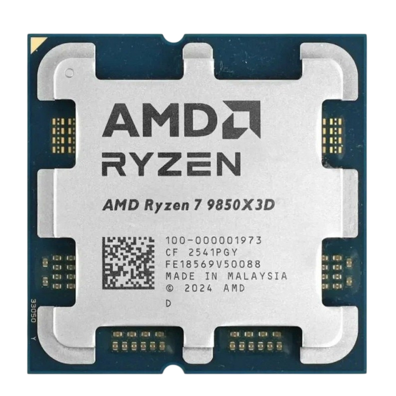 CPU AMD Ryzen 7 9850X3D (4.7-5.6GHz, 8C/16T, L2 8MB, L3 96MB, 5nm, 120W), Socket AM5, Tray