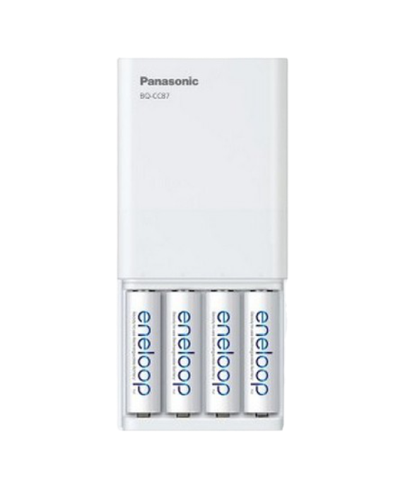 Panasonic "Smart & Quick" Charger 4-pos AA/AAA, BQ-CC87USB