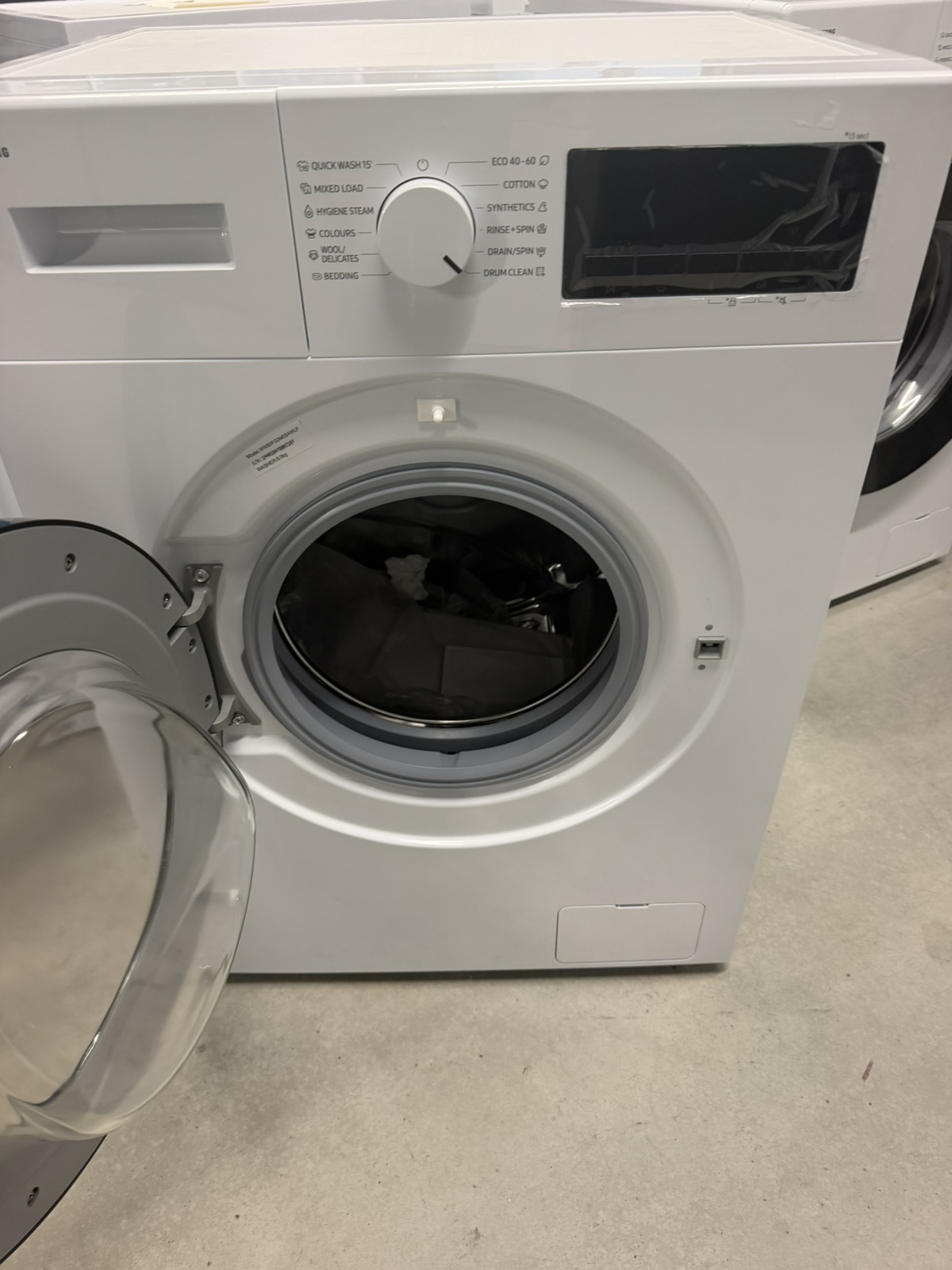 Уценка B Washing machine/fr Samsung WW80FG3M05AWLF Class A
