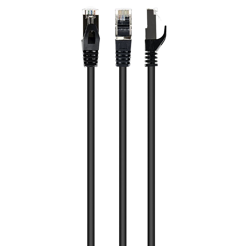 Patch Cord Cat.6/FTP, 0.5m, Black, PP6-0.5M/BK, Cablexpert