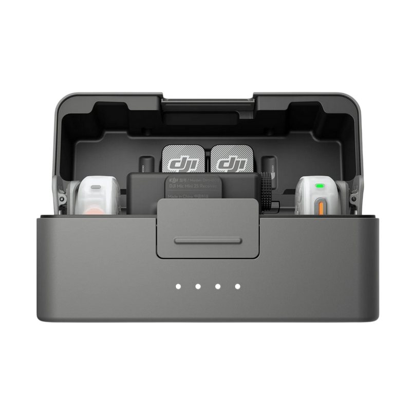 DJI Mic Mini 2S (2TX + 1RX + Charging Case), Black